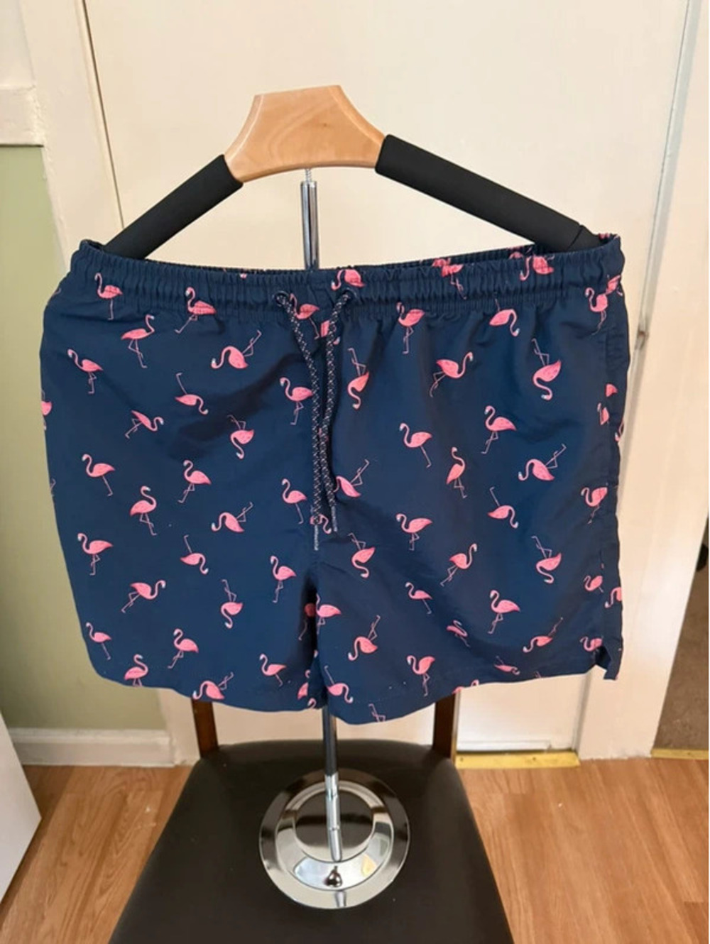 Primary cares flamingo print swim shorts
